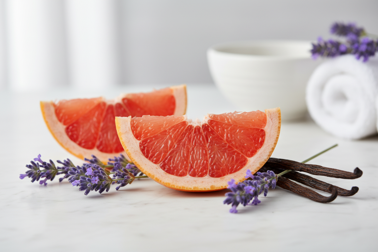 Lavendar Grapefruit and vanilla