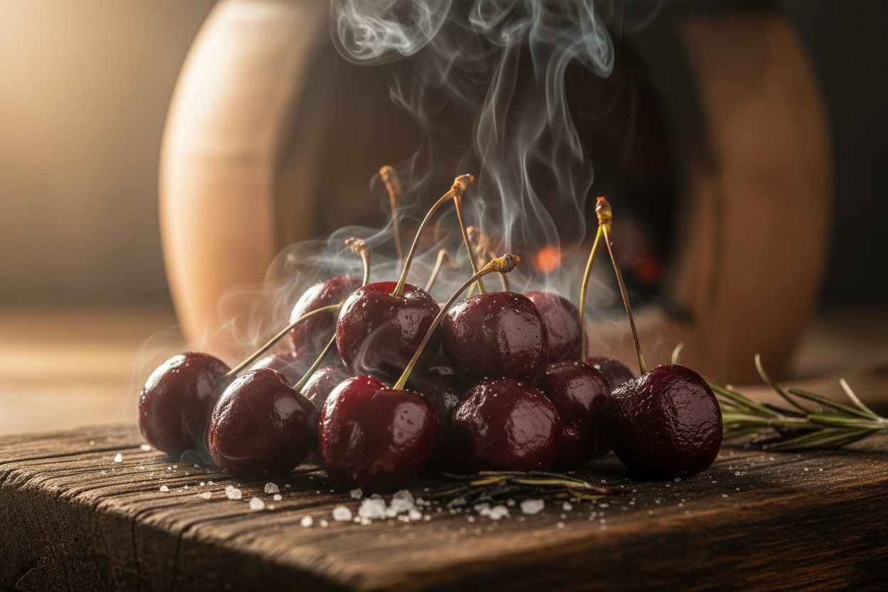 smoked cherries
